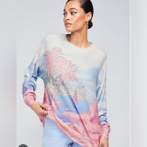 Wildfox Amalfi Coast Roadtrip Sweater NWT Small